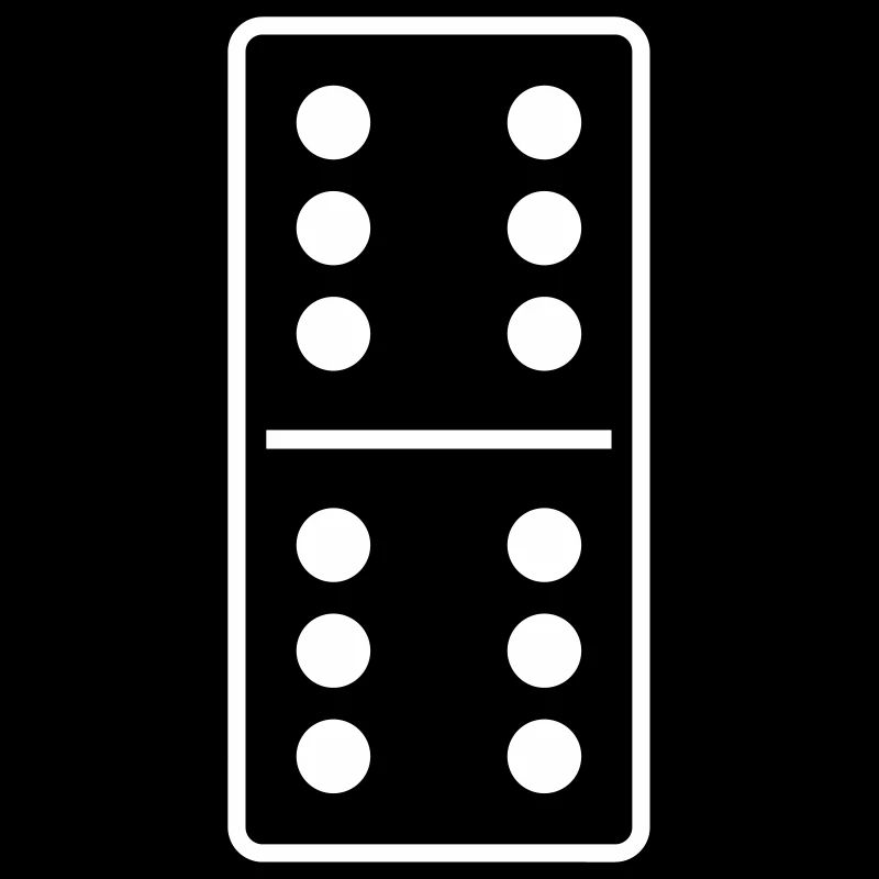 DOMINO STONE 6: 6 - COULEUR VARIABLE - CONCEPTION DE VECTEUR!