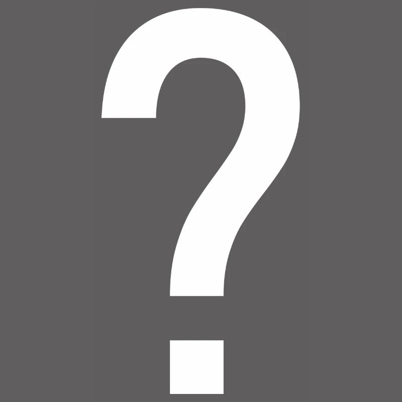 Point d'interrogation signe conception idée cadeau idée