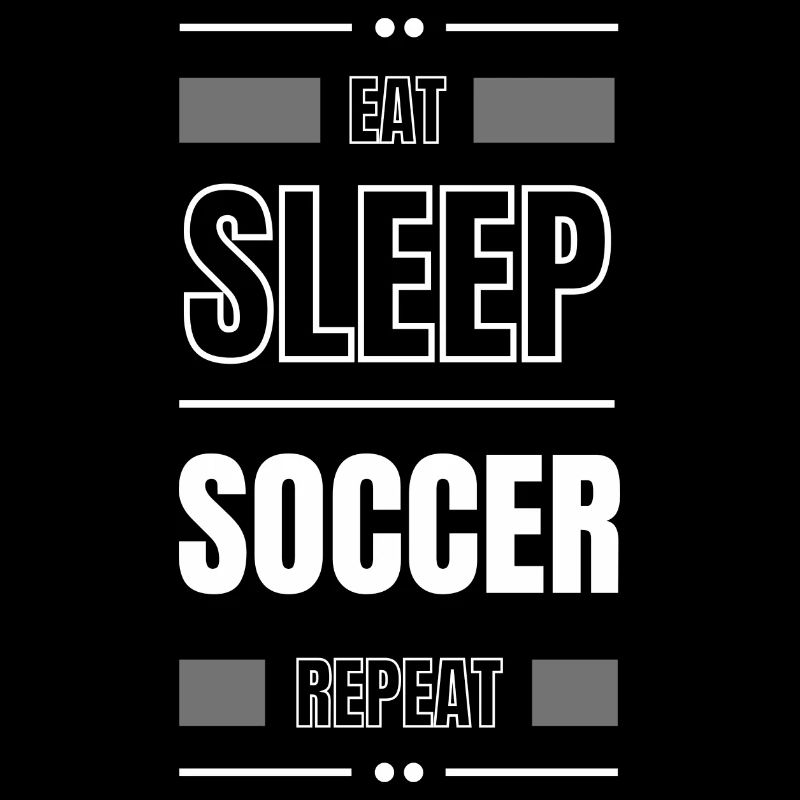 eat sleep soccer repeat geschenk idee spruch