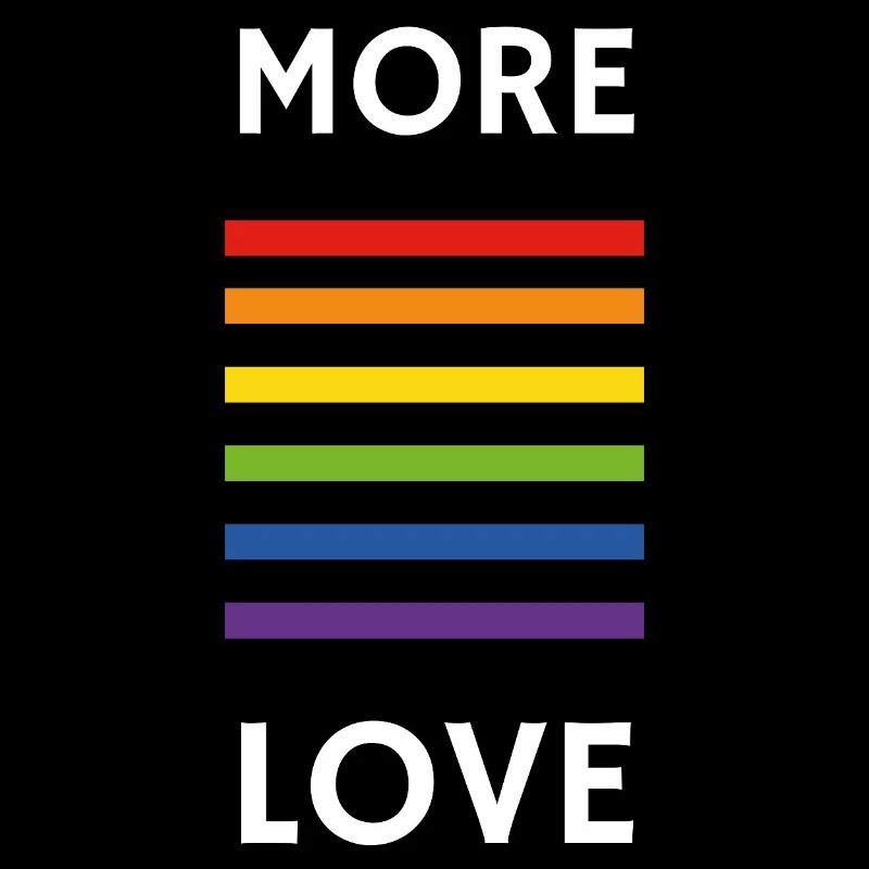 More love pride rainbow