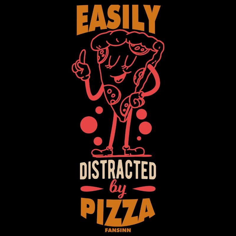 Facilement distrait par la pizza