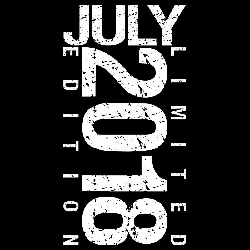 Juli 2018 Juli Geburtstagsgeschenk Juli 2018
