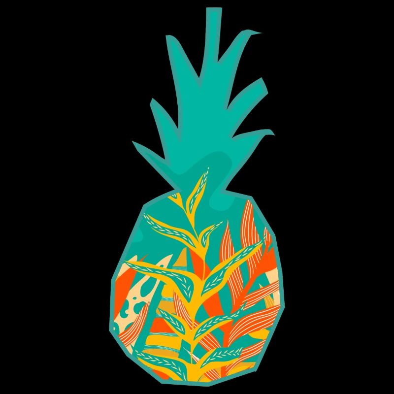 Modernes Ananas-Design