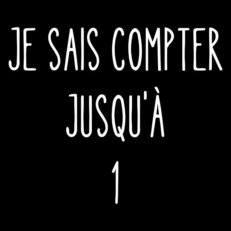 je sais compter jusqu'à 1