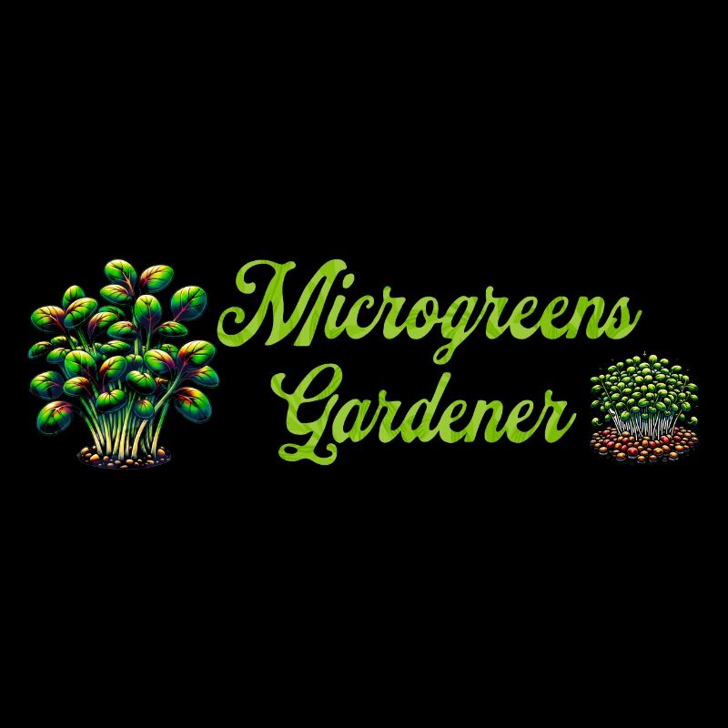 Microgreens Gärtner Landwirt Gärtner Microgreen
