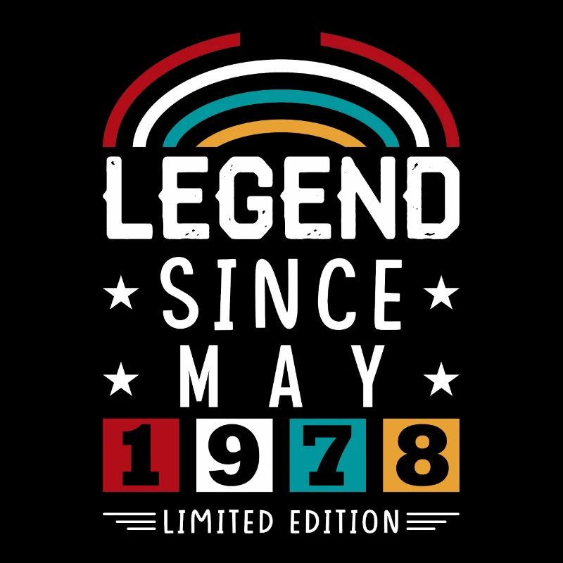 1978 Legend Since Birthday Gift May