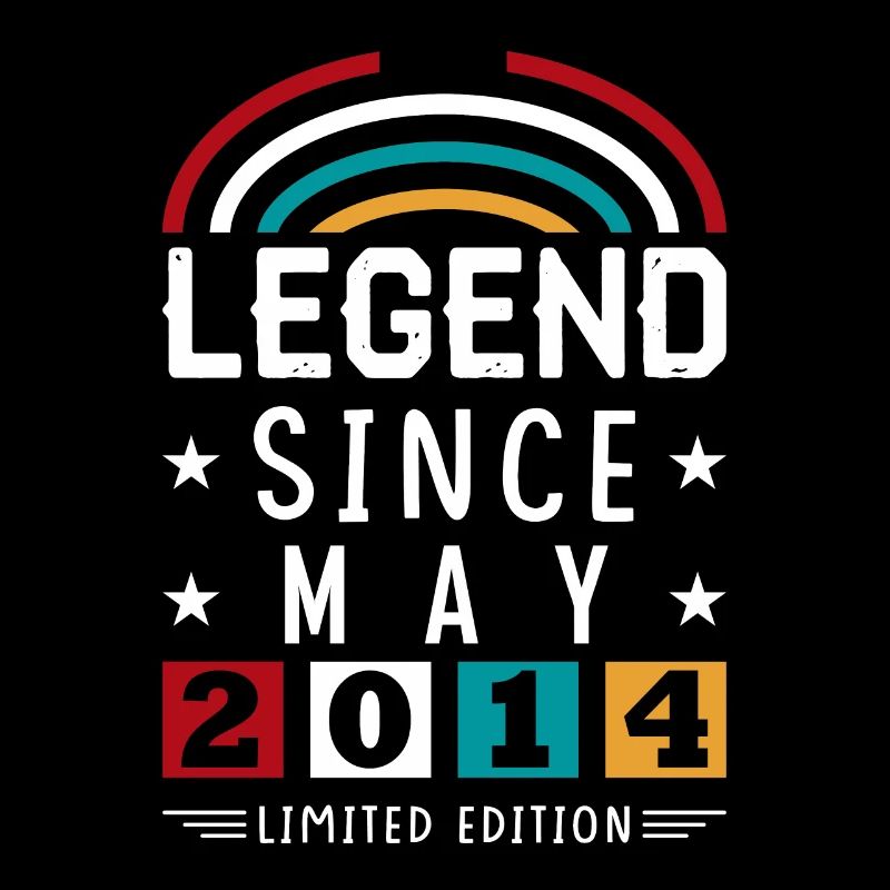 2014 Legend Since Geburtstag Geschenk Mai