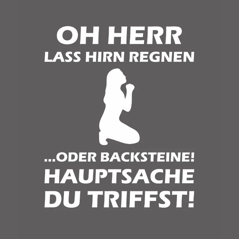 Oh Herr, lass Hirn regnen oder Backsteine