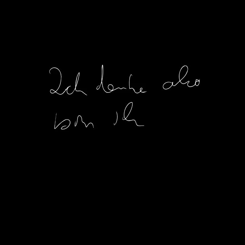 Ich denke also bin ich