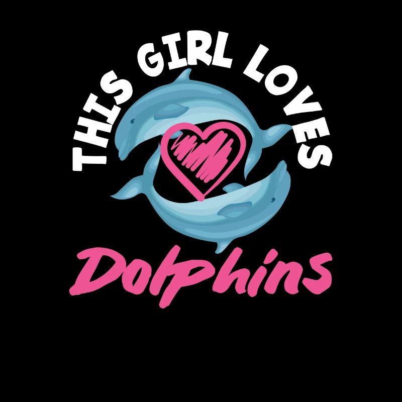 Cette fille aime les dauphins