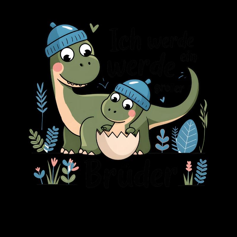 Ich werde ein großer Bruder Dino Dinosaurier