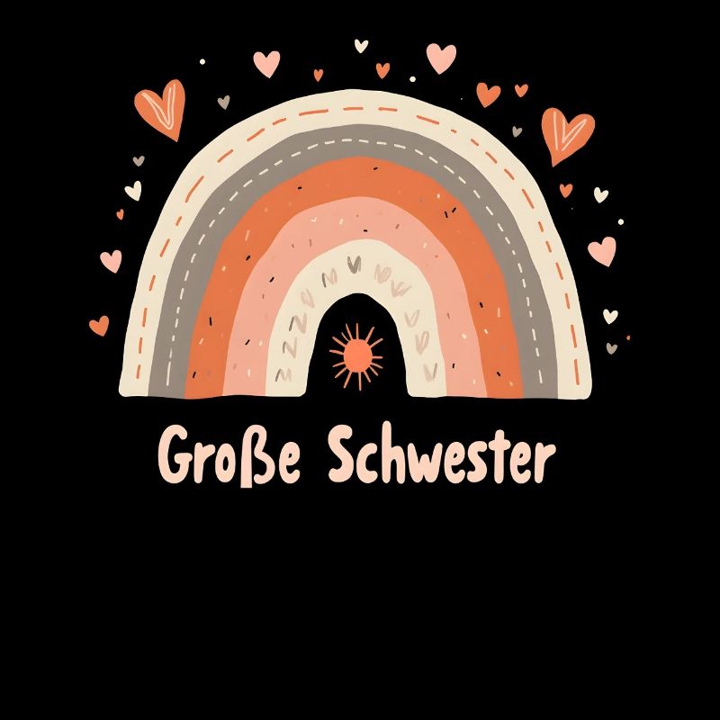 Große Schwester Regenbogen Boho