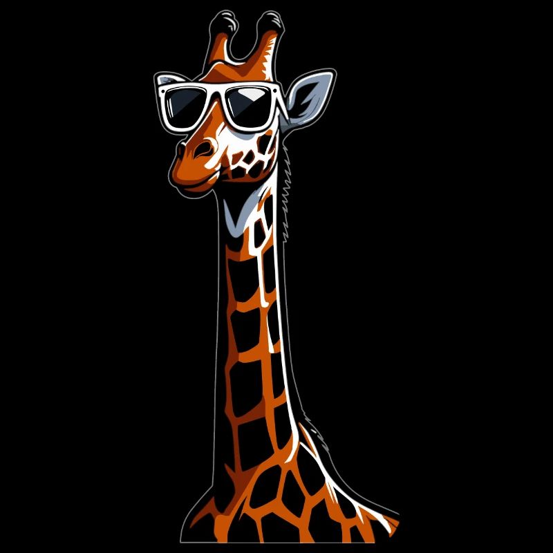 Funny Giraffes Drawn Giraffe Gift