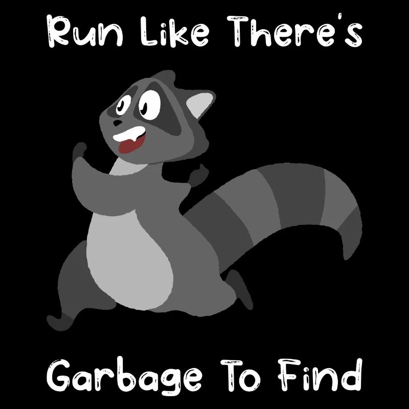 Waschbär Racoon Lustig Spruch Geschenk