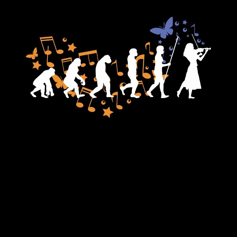 Evolution Geige Violine Geiger Violinist Geigenspi