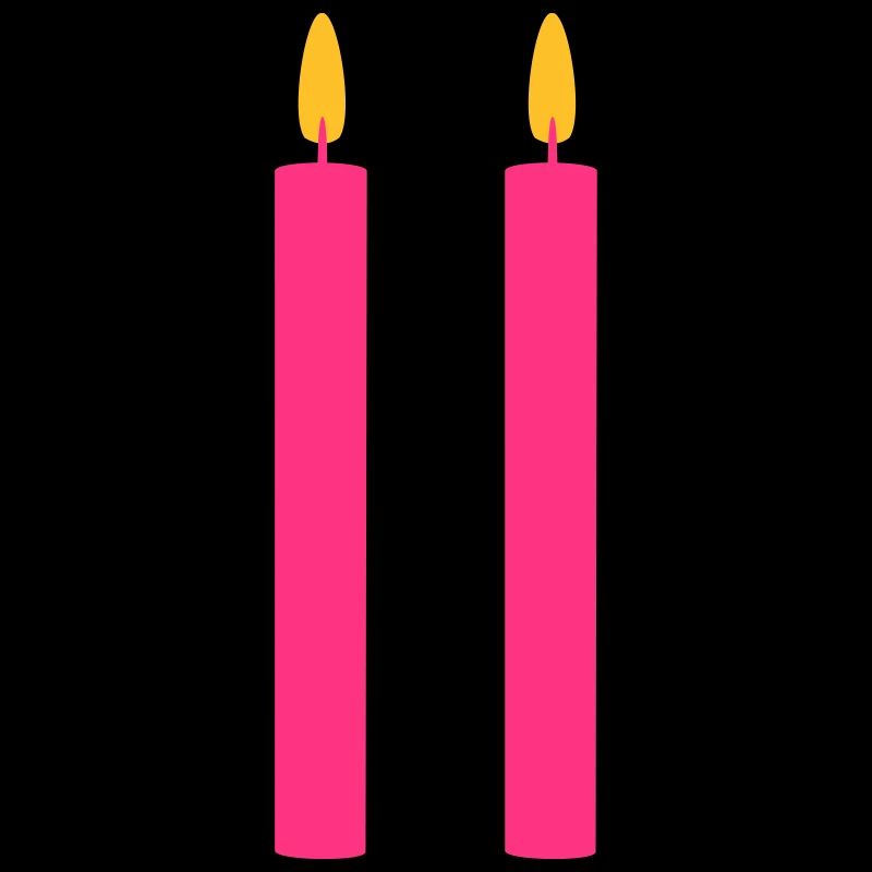 2 Candles / / two / / Second Birthday / / second