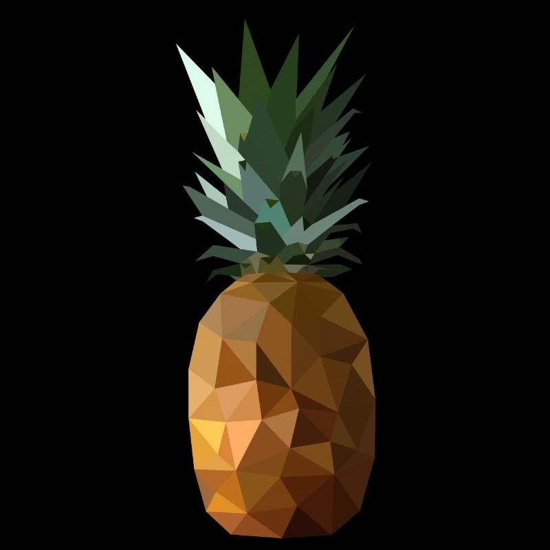 Conception d'ananas LowPolyArt [LpA]