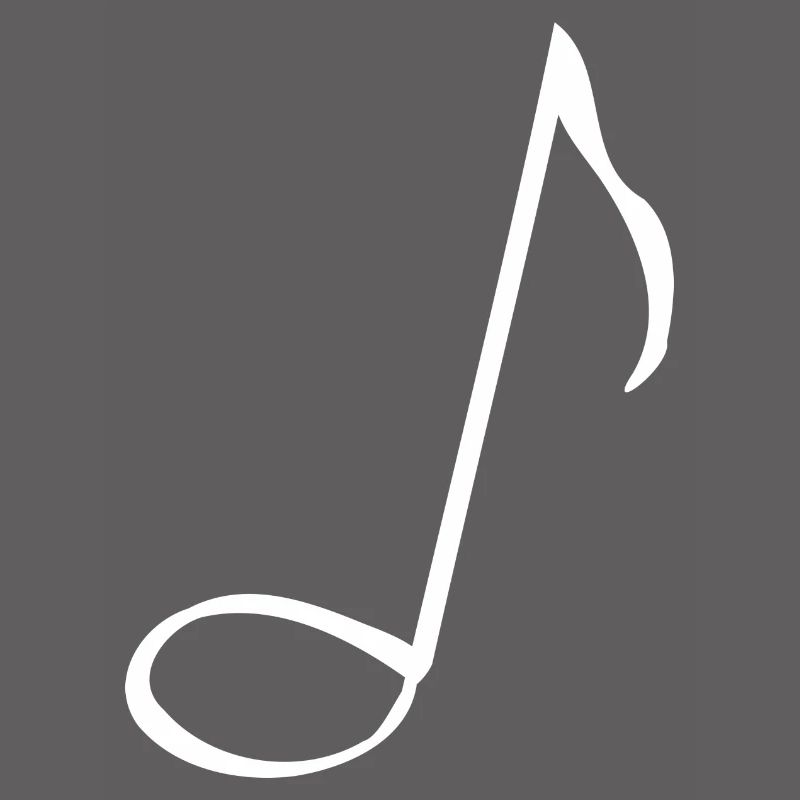 Eighth note Musical gift idea