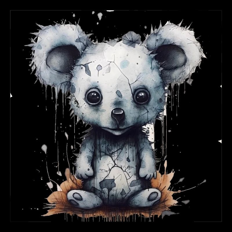 Koala mignon et triste
