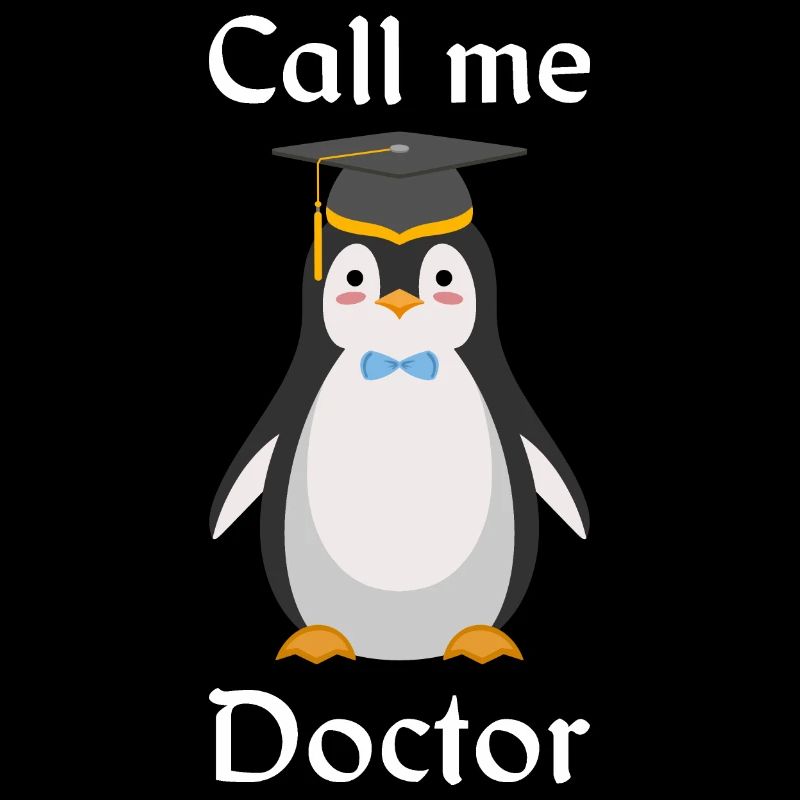 Pinguin doktor Doktorarbeit Abschluss