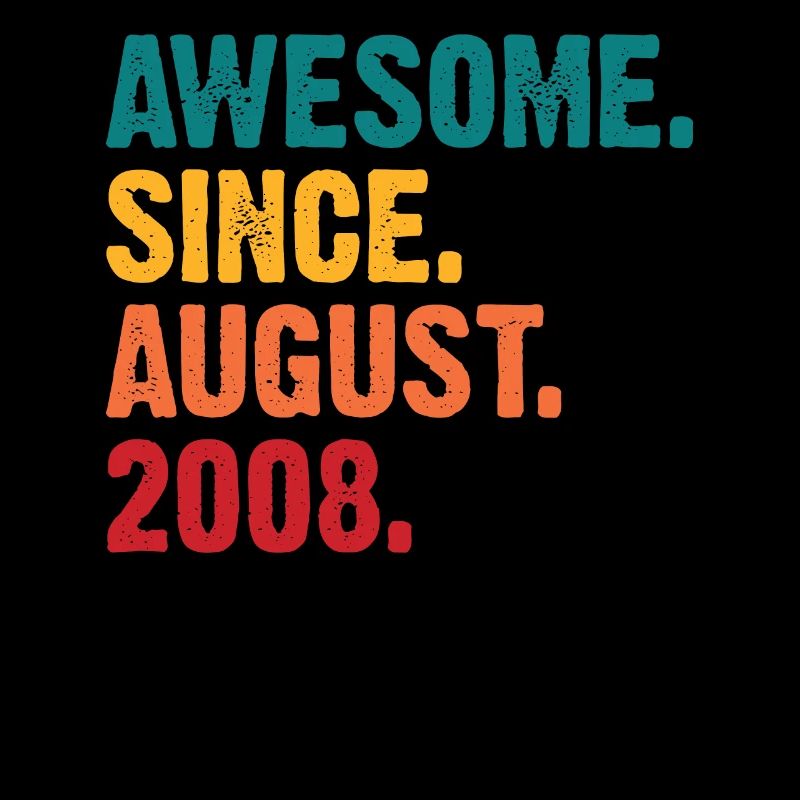 August 2008 - Birthday in August