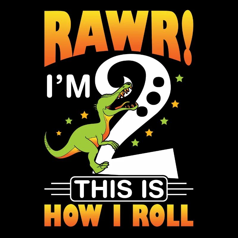2. Geburtstag Dino Geburtstag Ich bin 2