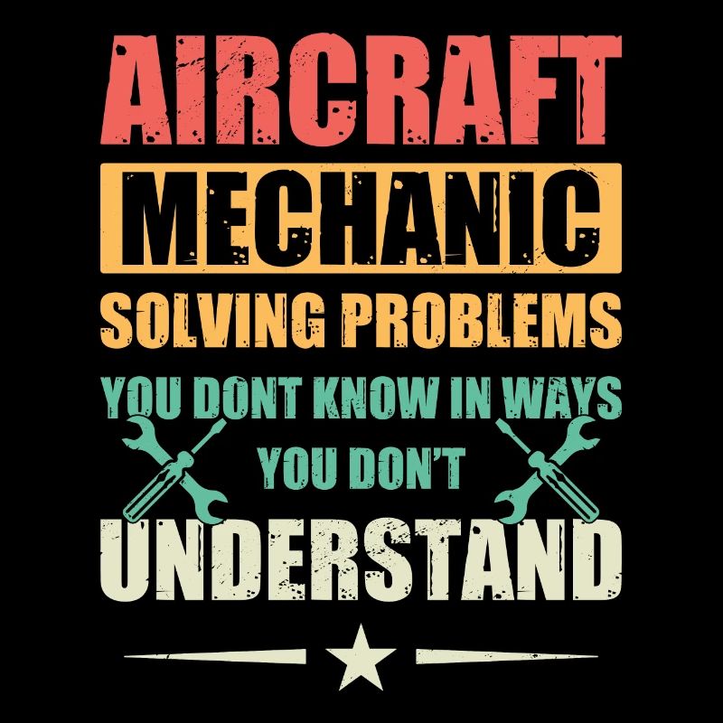 Flugzeugmechaniker Mechnaiker Held Flugzeug