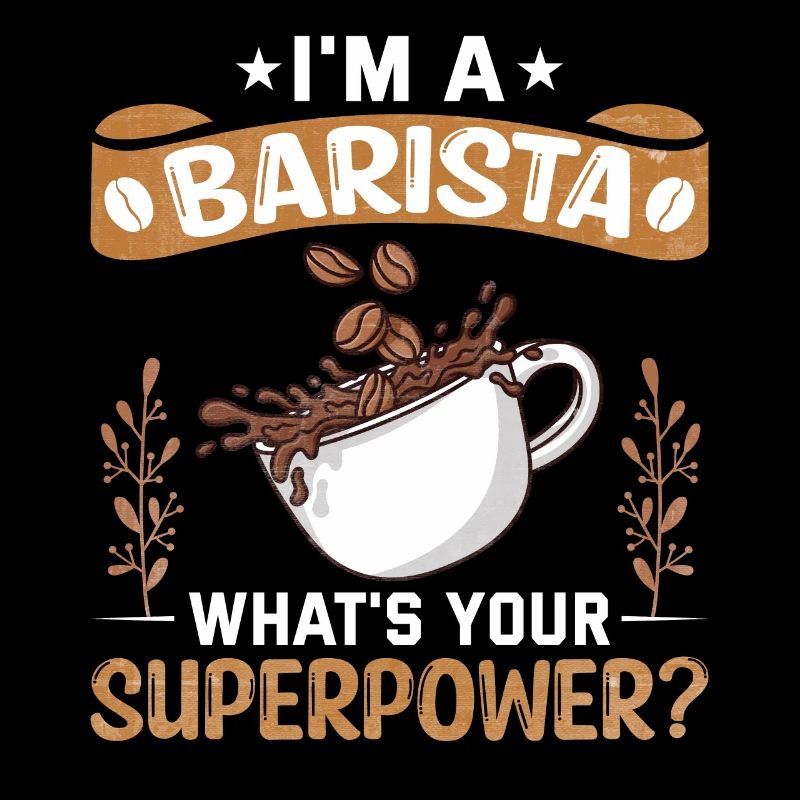 Stolzer Barista Beruf Kaffee Catering Espresso