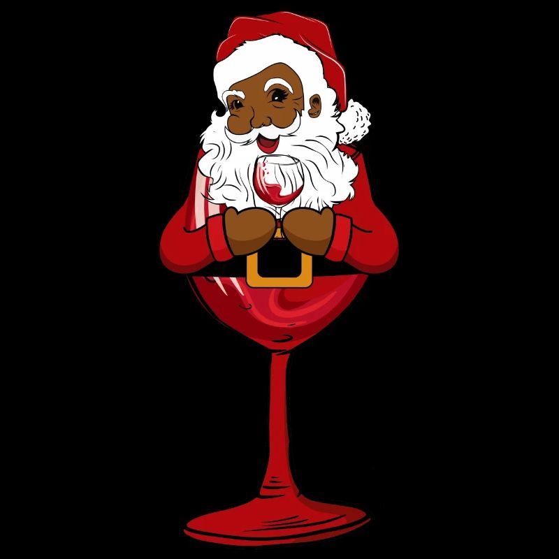 Weihnachtsmann Schwarzer Weihnachtsmann