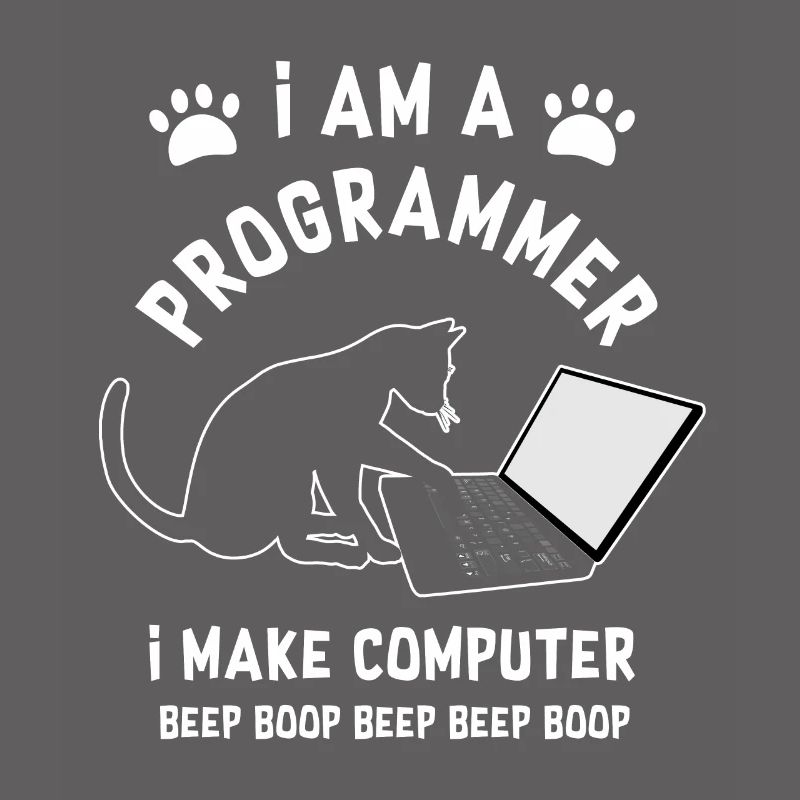 Programmeur Cat Programmeur ordinateur chat