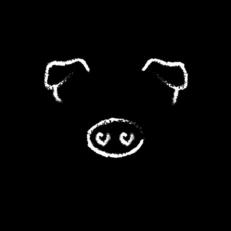 Tier Kopf Schwein