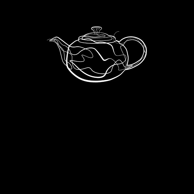 Teapot - one line drawing