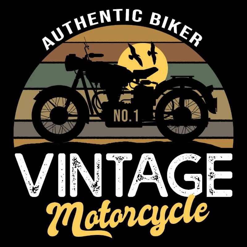 Vintage Biker Motorrad Geburtstagsgeschenk Mann