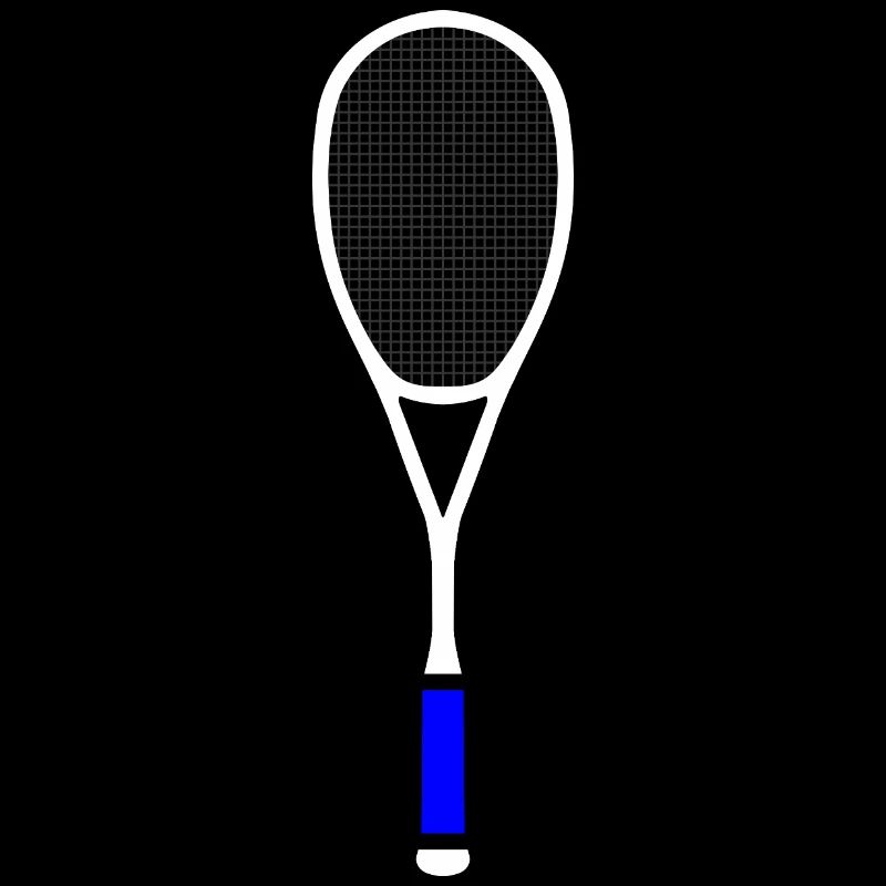 Raquette de squash Tennis Multicolore Blanc Bleu