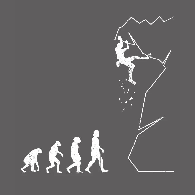 Klettern Bouldern Evolution Bergsteigen Kletterer