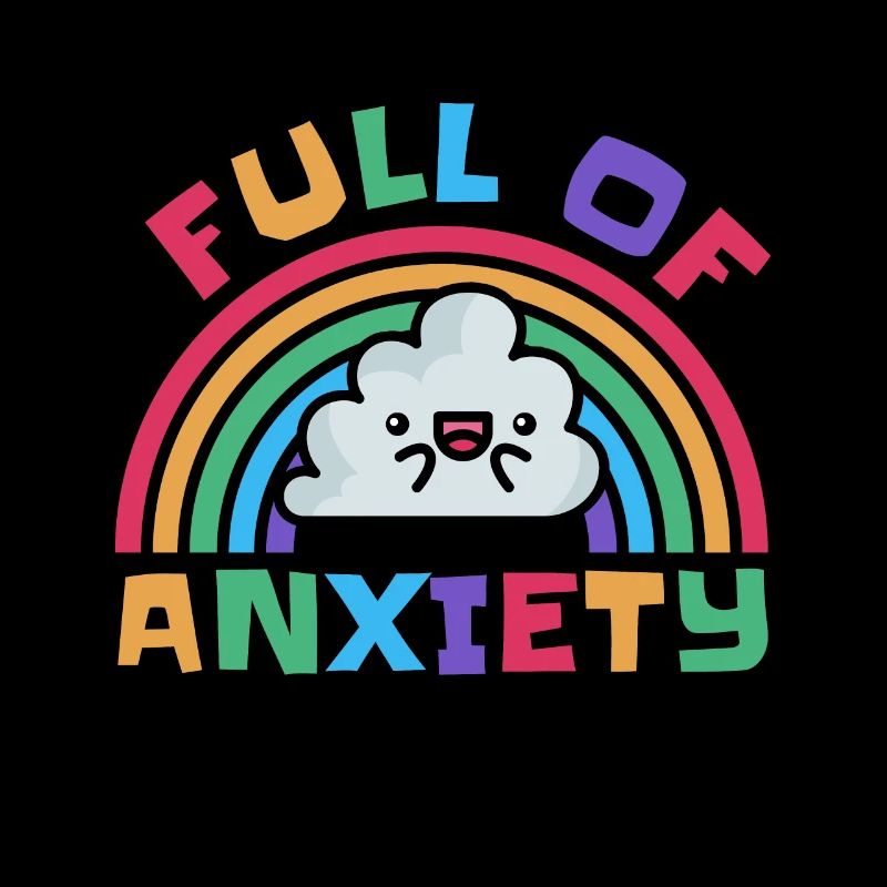 Arc-en-ciel de sensibilisation à l'anxiété