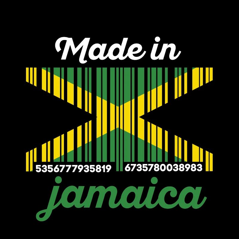 Jamaika Barcode Flagge
