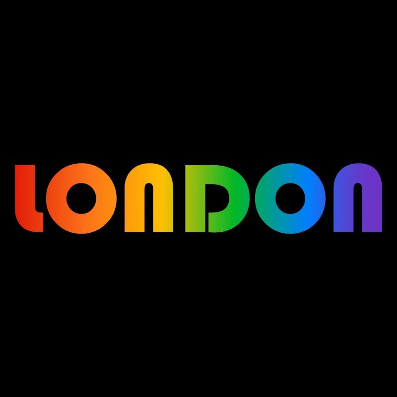 Texte arc-en-ciel de Londres