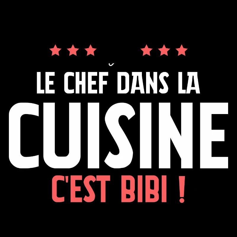 Le chef dans la cuisine c'est bibi ! - Tablier