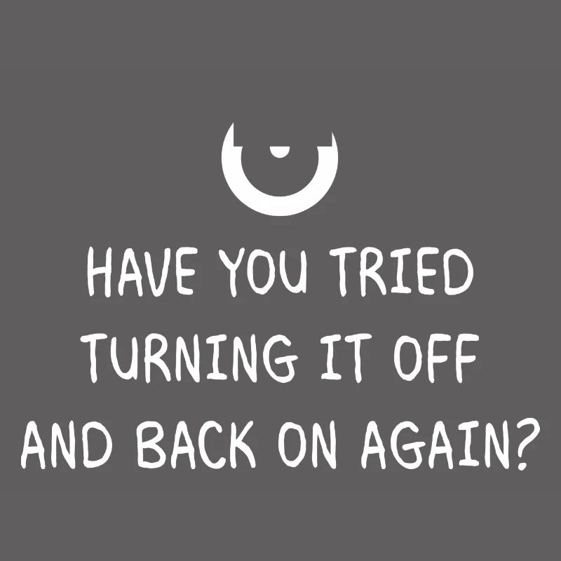 Turning it off Programming Informatik Geschenk