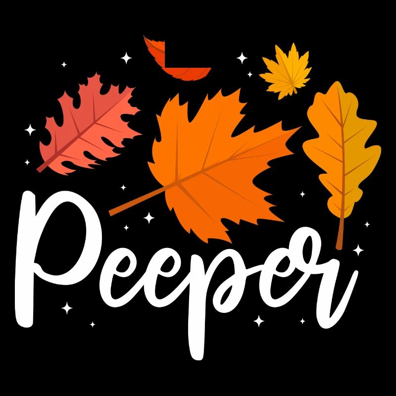 Peeper Fall Leaves Collecting Leaf Peeping