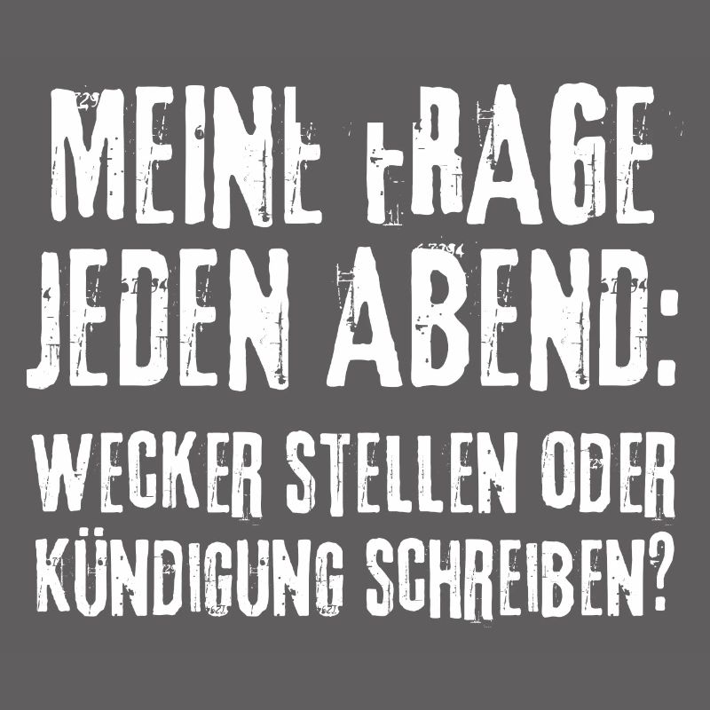 Meine Frage Wecker Stellen Oder Kündigung