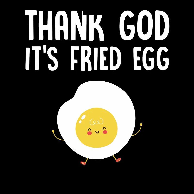 Vendredi Fried Egg - Conception drôle