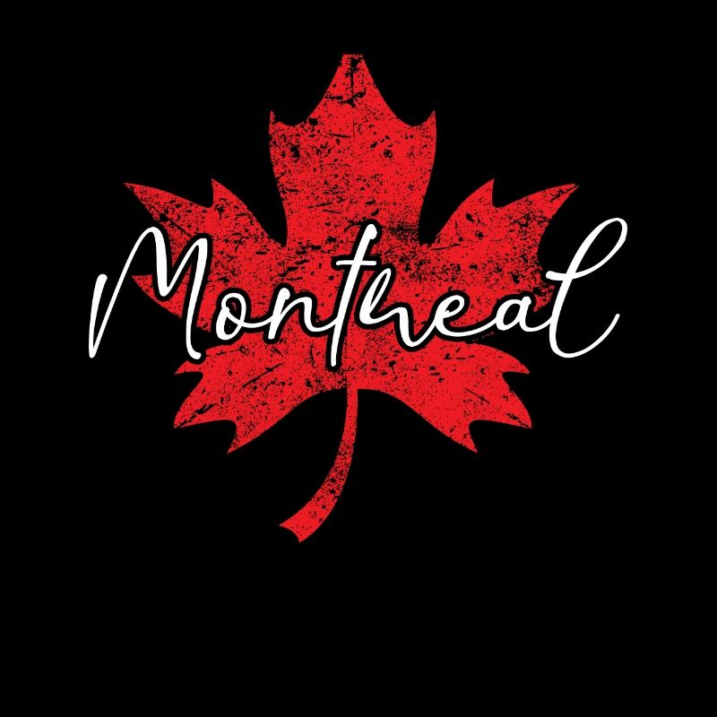 Montréal Canada Rouge Blanc Trèfle