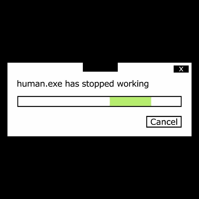 human.exe has stopped working Spruch human .exe