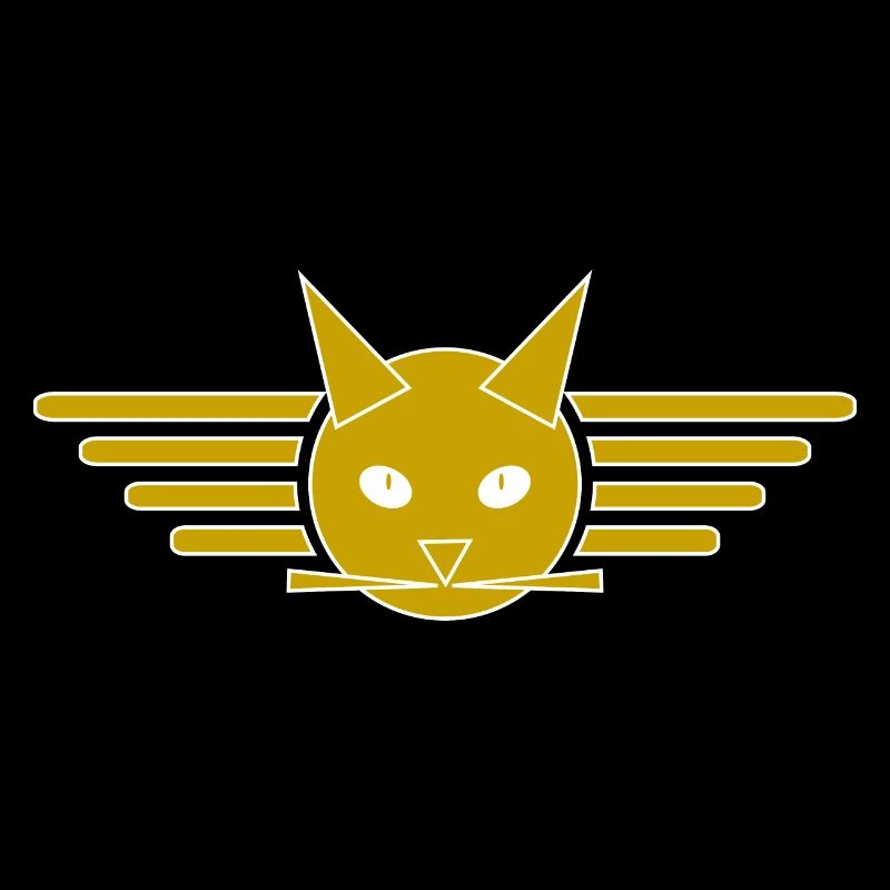 Conception créative de t-shirt Ailes de chat
