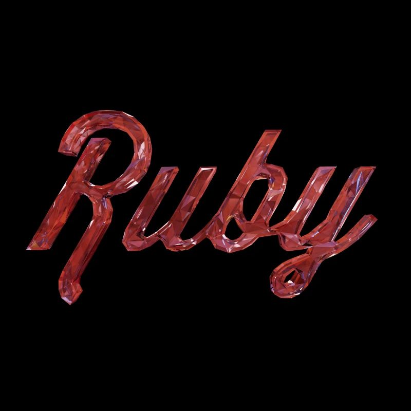 Texte stylisé Ruby