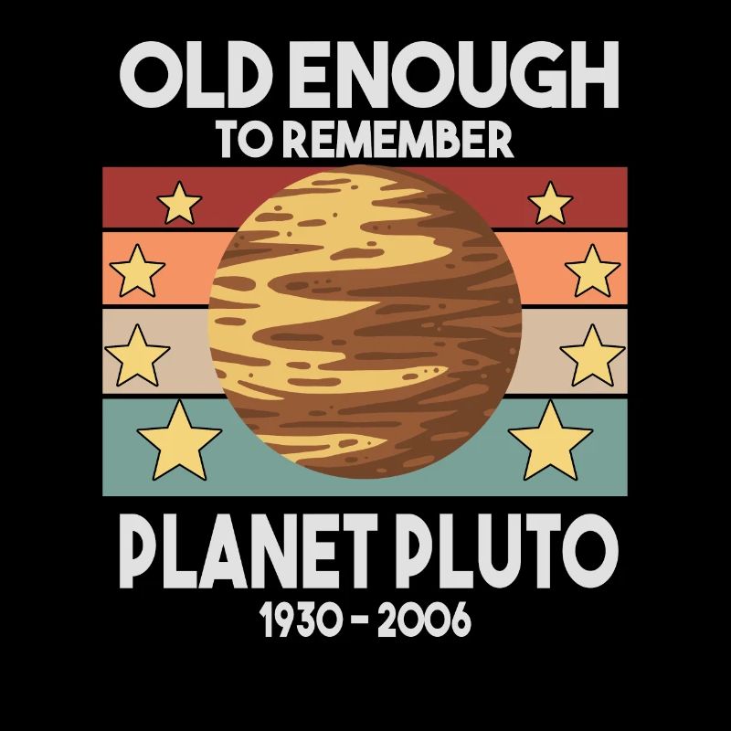 Pluto Vintage Planet Pluto Pluto Day Pluto-Tag