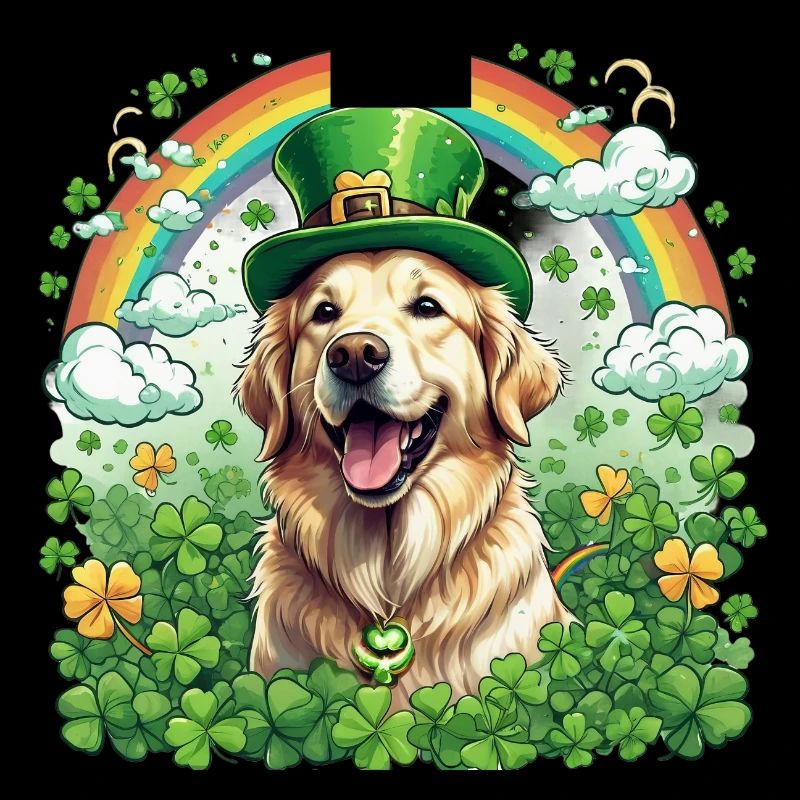Chapeau vert et trèfle I Or de la Saint-Patrick
