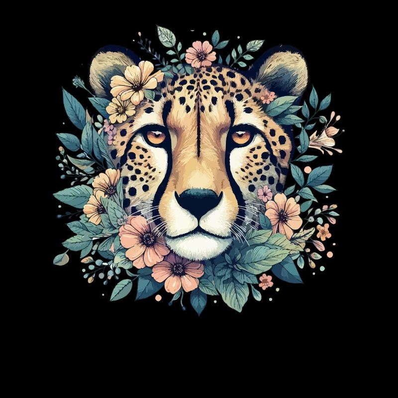 Guépard Fleurs de guépard